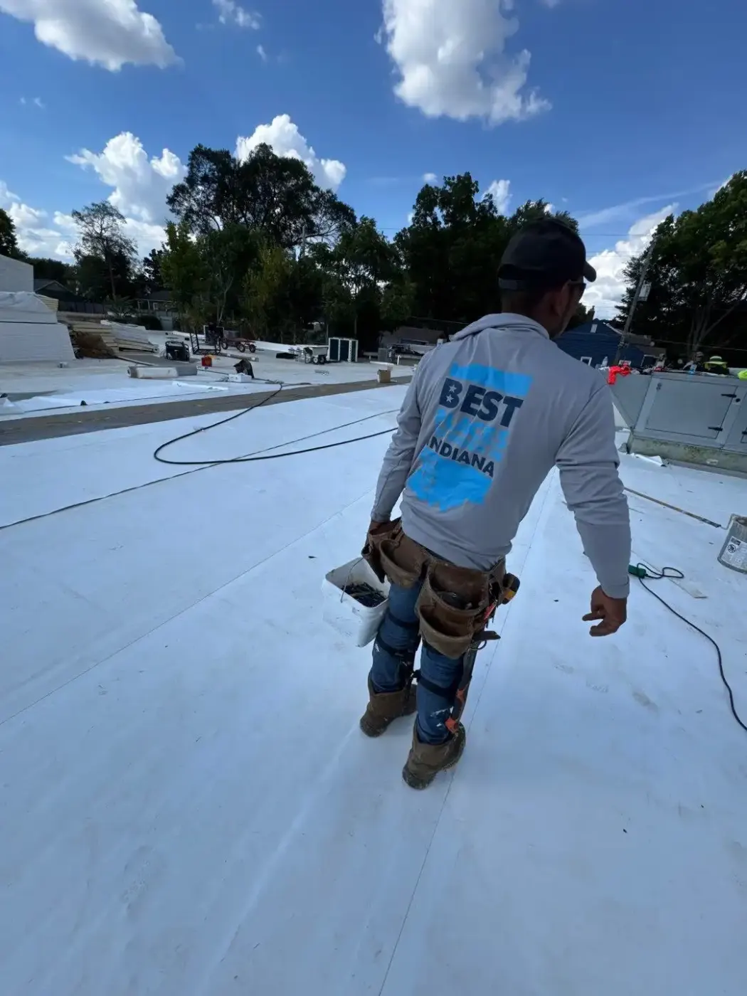 Manufacturer-certified roof installation in Michigantown